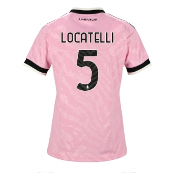 Juventus Manuel Locatelli #5 Maglia Gara Trasferta Repliche 2026-27 Donna Maniche Corte